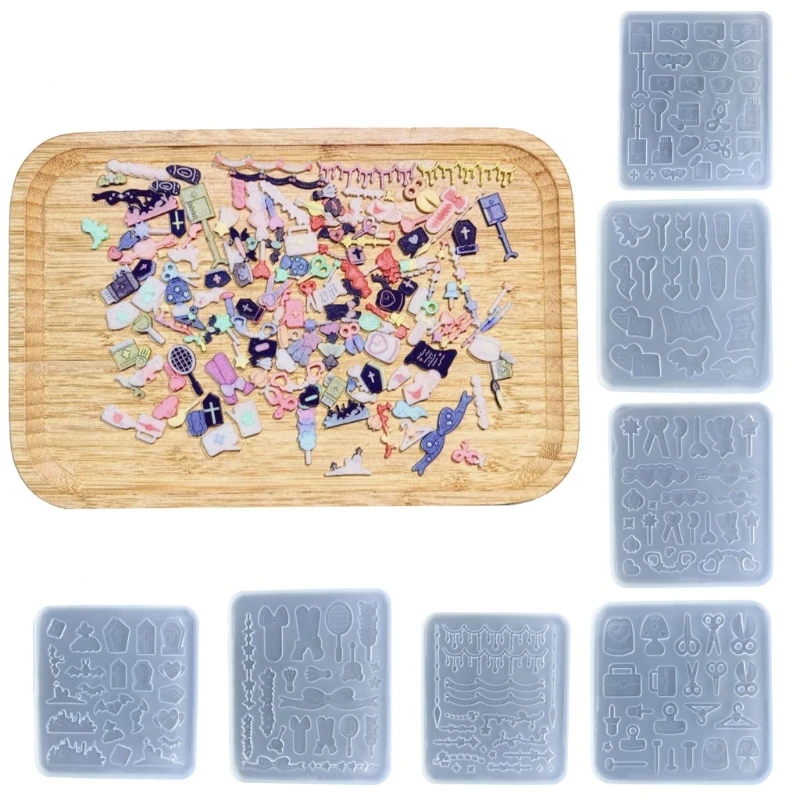 

Tiny Bowknot Star Tennis Silicone Mold Playing Card Decor Resin Epoxy Casting