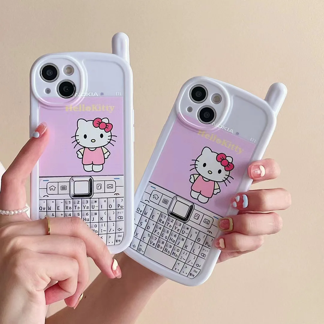 

Sanrio Hello Kitty Big Brother Big Phone Cute Phone Cases For iPhone 13 12 11 Pro Max XR XS MAX 8 X 7 Back Cover