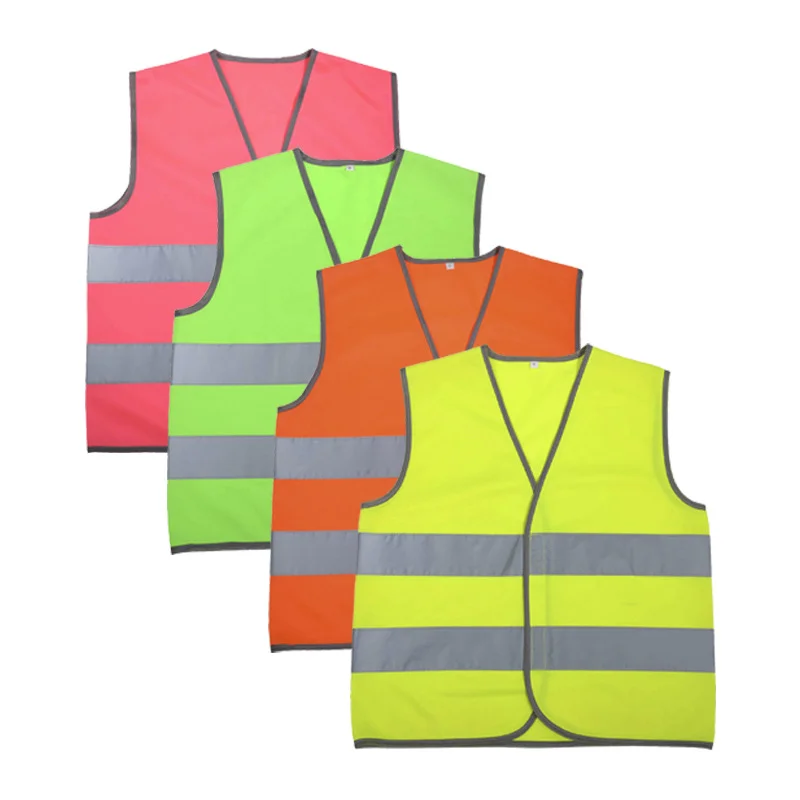 

Reflective Vest Sleeveless Tops Traffic Running Safety Reflector with Reflective StripeMultiple Colors