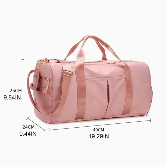 Gym Bag for Women with Shoe Compartment Durable Lightweight Yoga Large Handbag 6