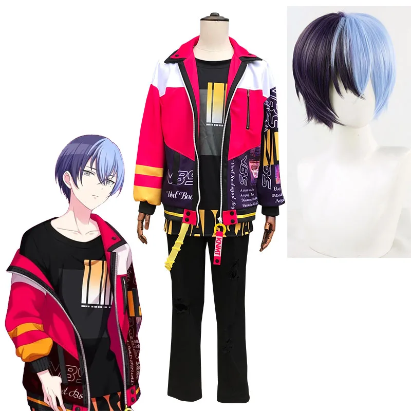 

Яркий плохой отряд Aoyagi Toya, костюмы для косплея, проект Sekai, красочная сцена! Подвиг. Miku VBS Toya представление Униформа Наборы