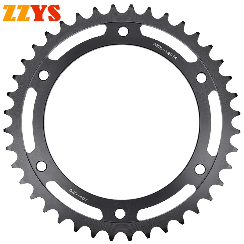 

520 40T 40 Tooth 520-40T Rear Sprocket Gear Wheels Cam For Aprilia 350 ETX Tuareg Wind ETX350 ETX 350 650 Pegaso Tucsany Tibet
