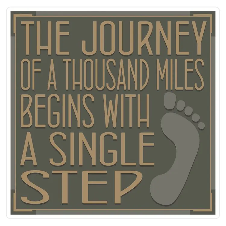 

Наклейка среднего размера The Journey для декора ноутбука, забавное окно, спальня, автомобиль, симпатичное мультяшное искусство, модный чемодан ...