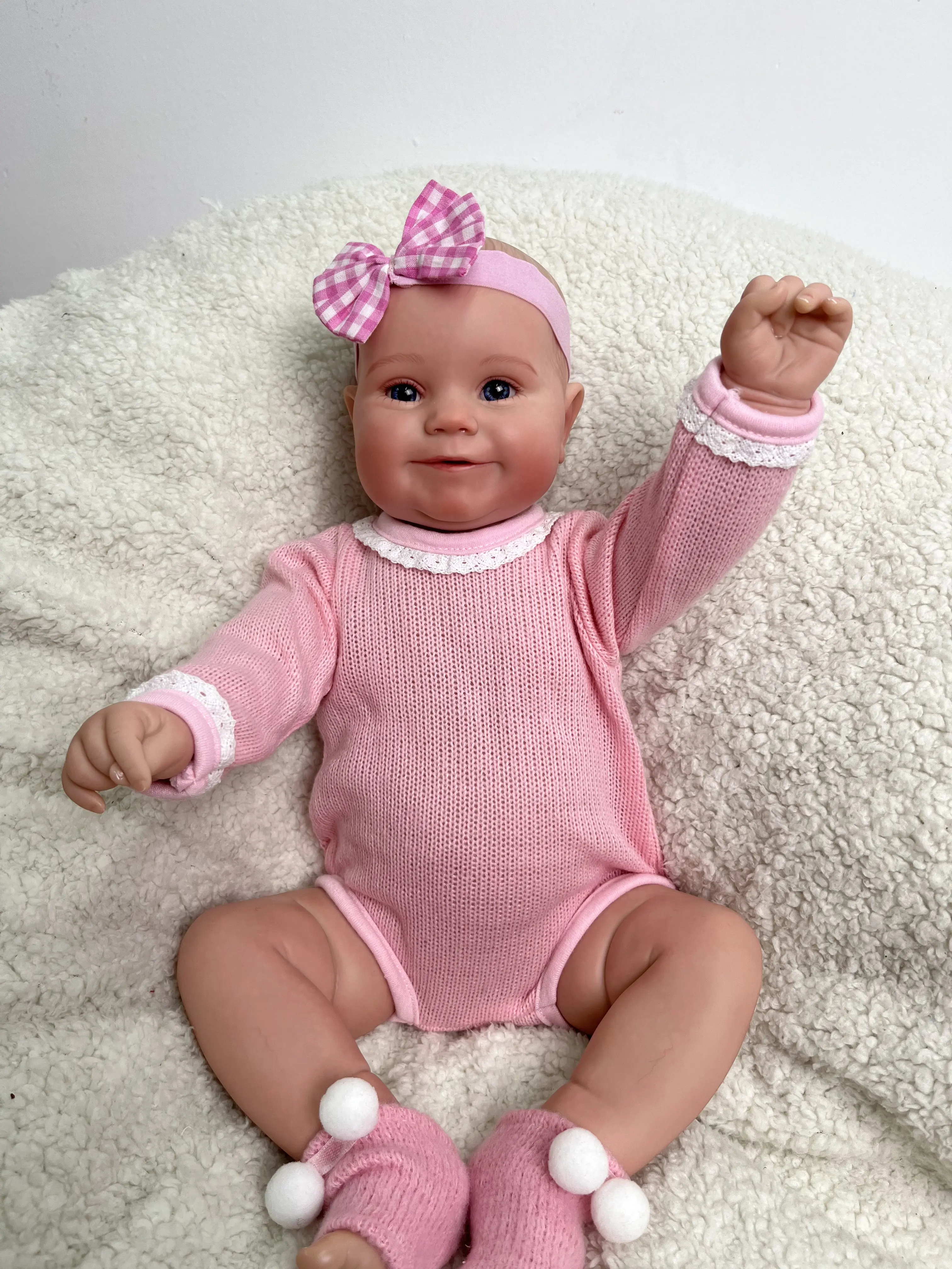 

ADFO Bebe Reborn 20 Inch 50cm Maddie Doll Babies Toy Realistic Baby Alive Lifelike Newborn Dolls Real Doll Kids Dolls Girls
