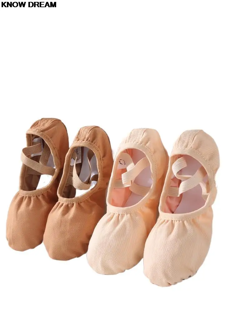 

Dancing Shoes Women's Soft Bottom Classical Chinese Children's Ballet Special Girls Dancing Shoes Practice Adult Cat's Paw Flesh