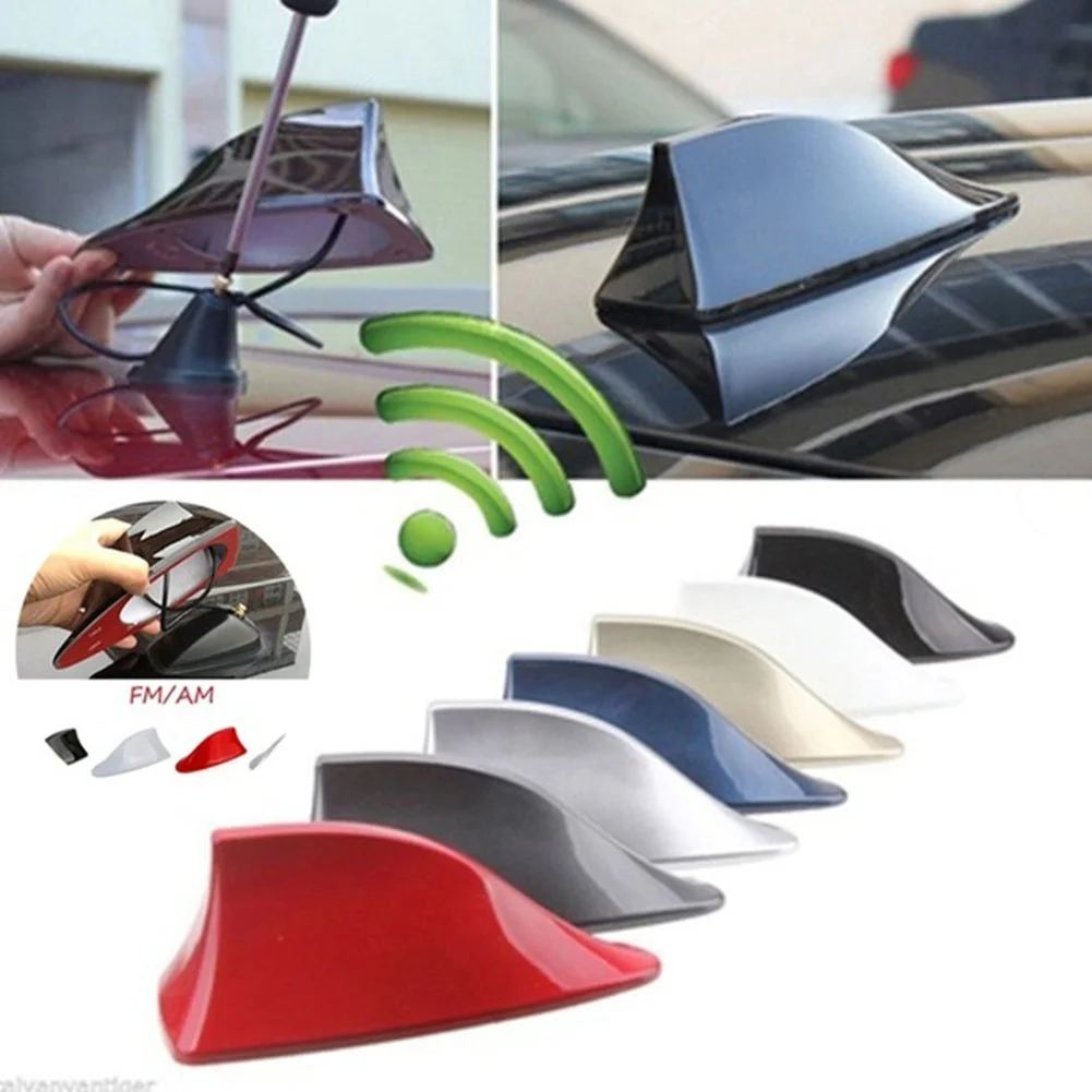 

1pcs Car Shark Antenna For OPEL Aatara Astra Mocha Omega Grandland x Corsa Adam insignia Zafira Car Roof Shark Fin Radio Shark