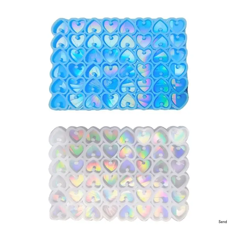 

DIY Glossy Light Keychain Mold Pendant Earrings Mould Resin Epoxy Jewelry