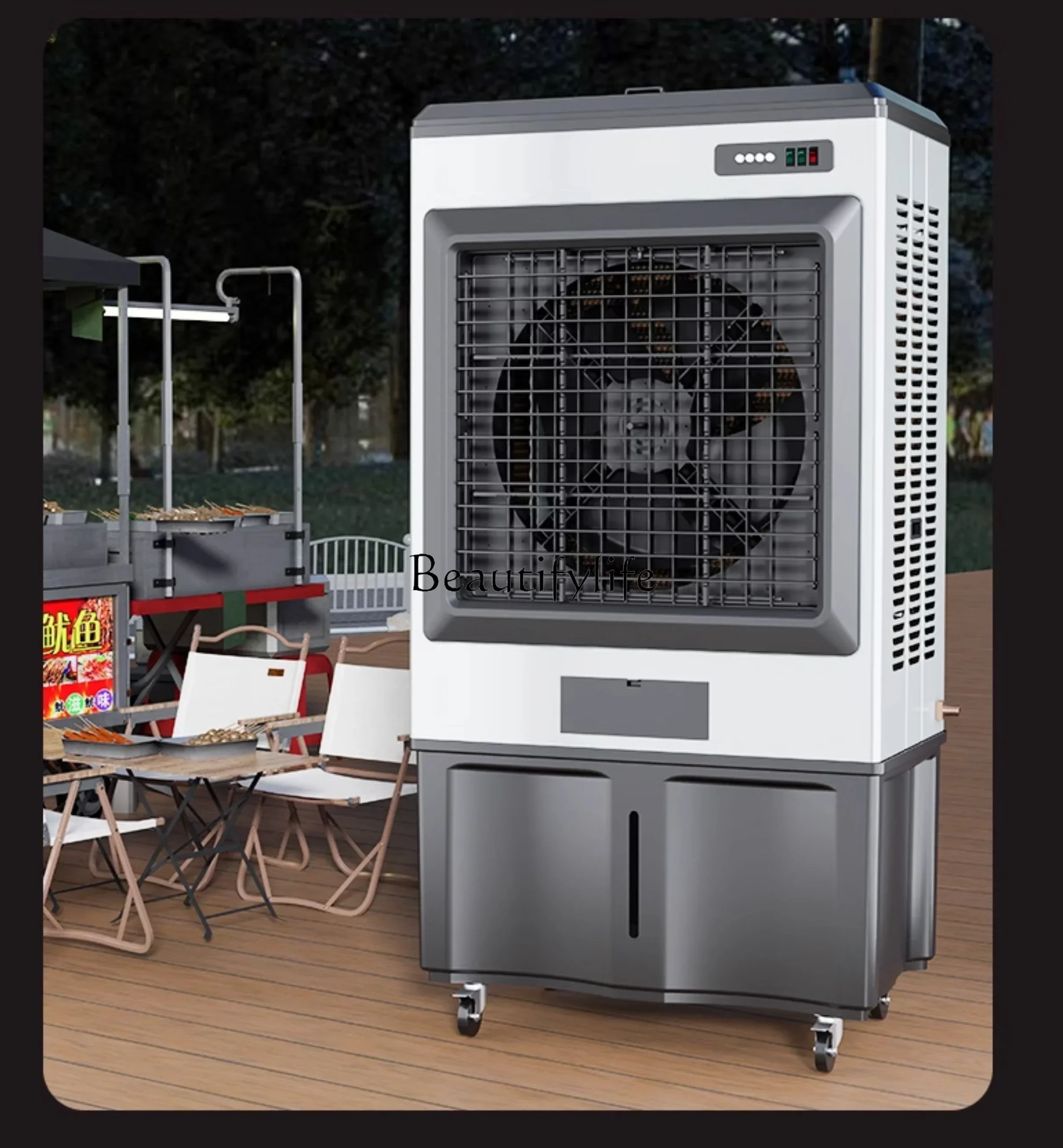 Испарительный воздухоохладитель бытовой кондиционер вентилятор кухонный