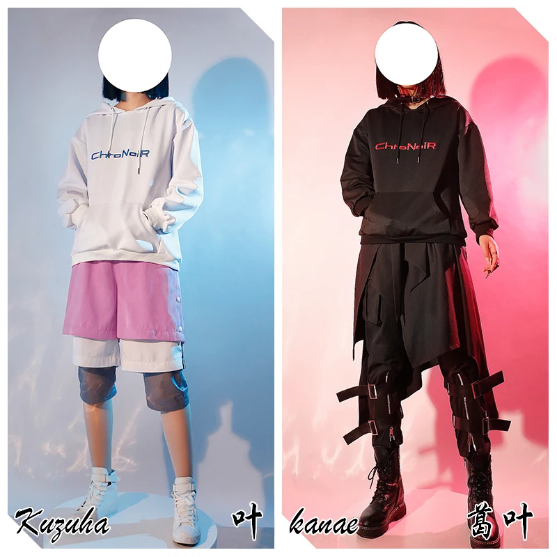 

COWOWO Anime! Vtuber Youtuber Gamers Kuzuha Kanae Game Suit Uniform Cosplay Costume Halloween Party Role Play Outfit For Men