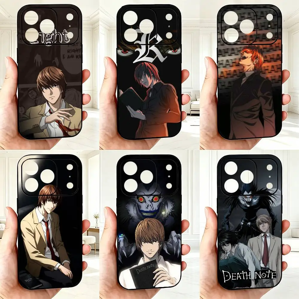 Фото Чехол для телефона D-Death Note Light Yagami, силиконовый, мягкий, для iPhone 17 16 15 14 13 12 11 X XR Plus Pro Max Plus №1