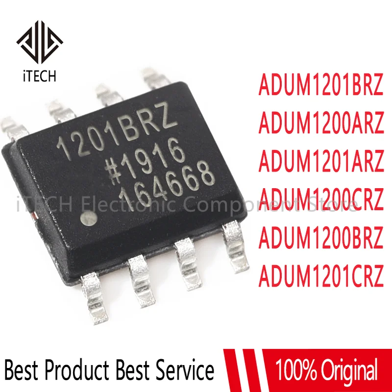 

5PCS ADUM1200ARZ ADUM1200BRZ ADUM1200CRZ ADUM1201ARZ ADUM1201BRZ ADUM1201CRZ ADUM1200 ADUM1201 ADUM IC Chip SOP-8