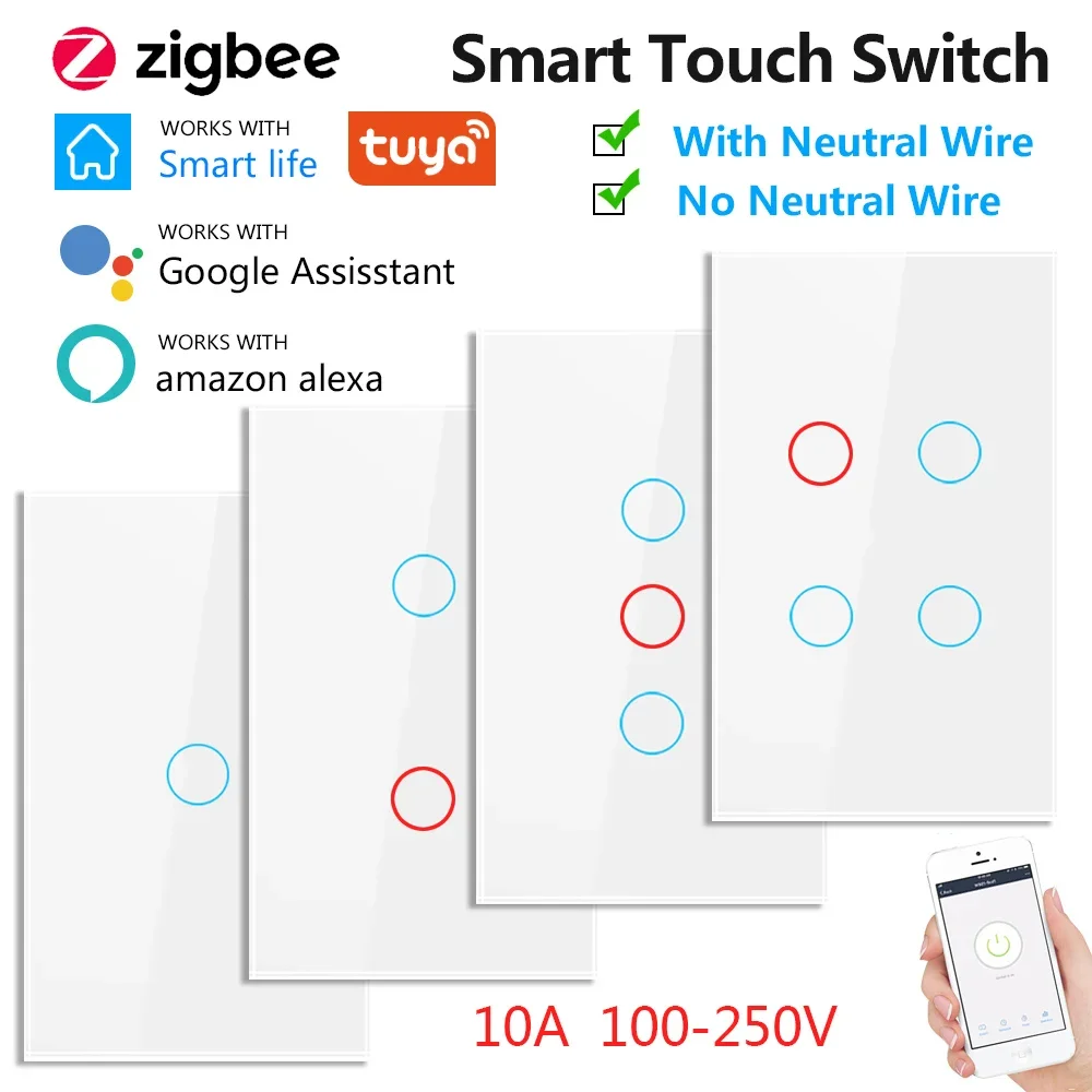 

Умный выключатель света ZigBee