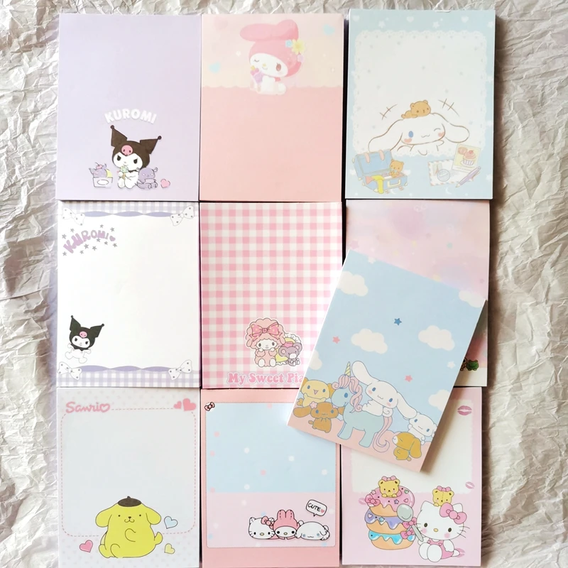 

50 Sheets Japanese Cartoon Cute Memo Pad Scrapbooking DIY Kawaii Notepad Diary Message Memo Sheets School Supplies Stationery