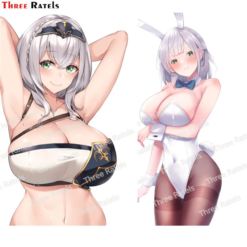 

Three Ratels E667 Shirogane Noel Hololive Anime Brand Car Sticker Decal For Bicycle Motorcycle Laptop Helmet Truck