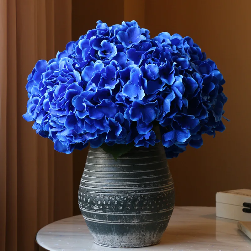 

NewYear's 5-head Silkembroidered Cloth for Home Decorationwedding Ceremonyfake Flower Arrangement5-pronged Large Embroideredball