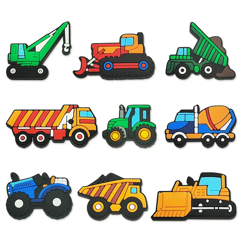 

Excavator Decoration Supplies Croc Charms Shoes Accesories Decorations For Teenager Croks Shoe Ornaments Jibz Set