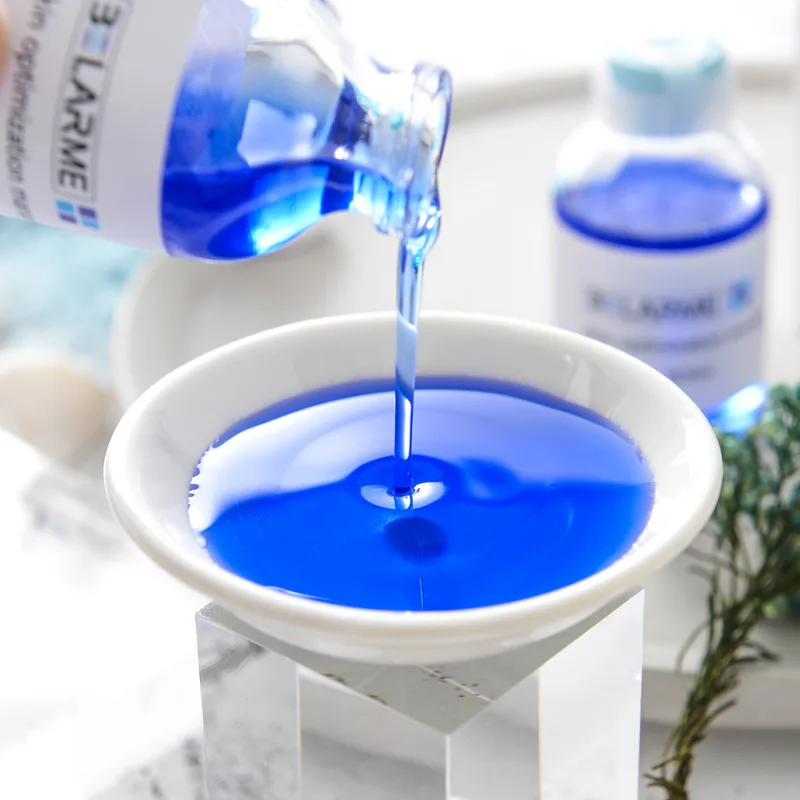 

0.5% Pure Blue Copper Peptide Essence For Aging Skin Boost MTS Face Serum Skin Elasticity Anti Wrinkle Younger Radiance 30ML