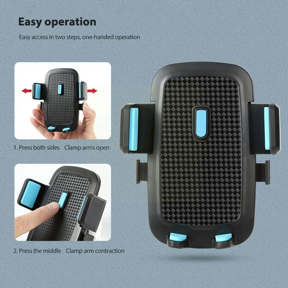 

Car Phone Holder Mobile Phone Holder Stand in Car No Magnetic GPS Mount Support For iPhone 13 Pro Xiaomi Samsung H1L9