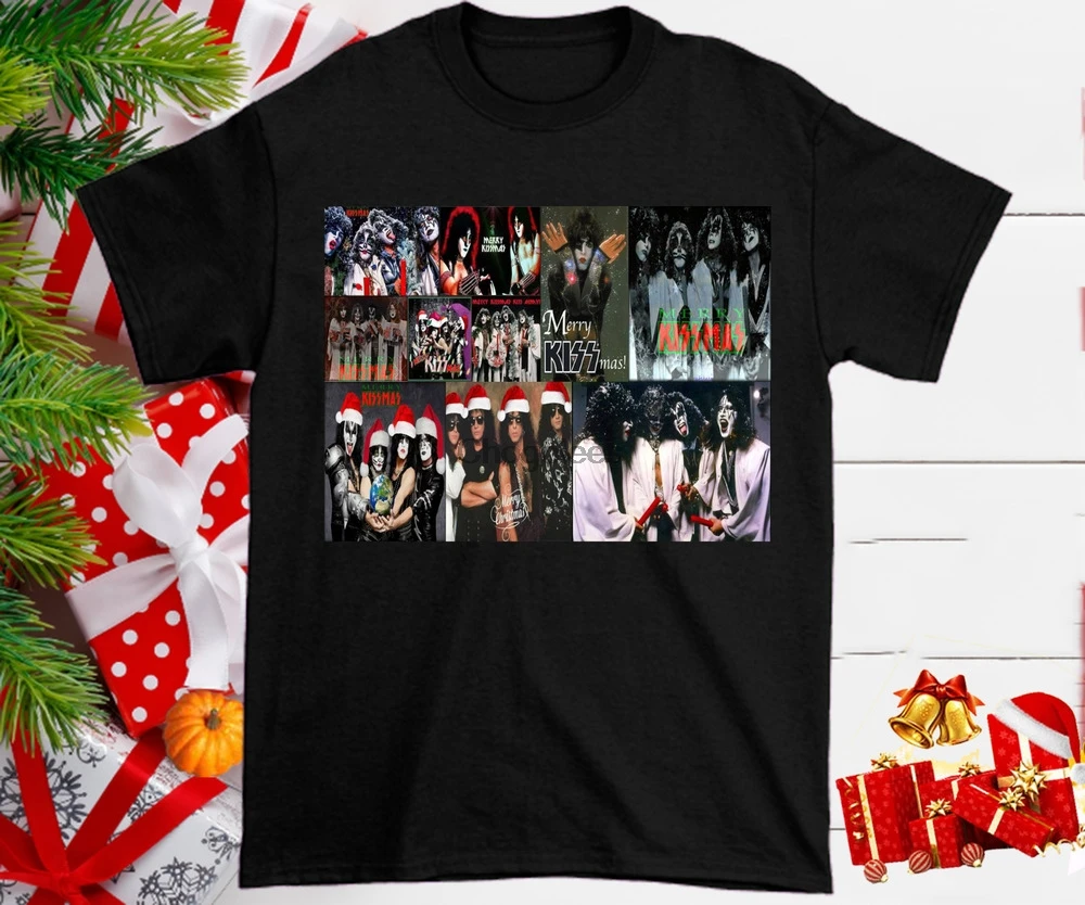 Поцелуй браслет коллаж Счастливого Рождества Holliday Футболка Толстовка свитер