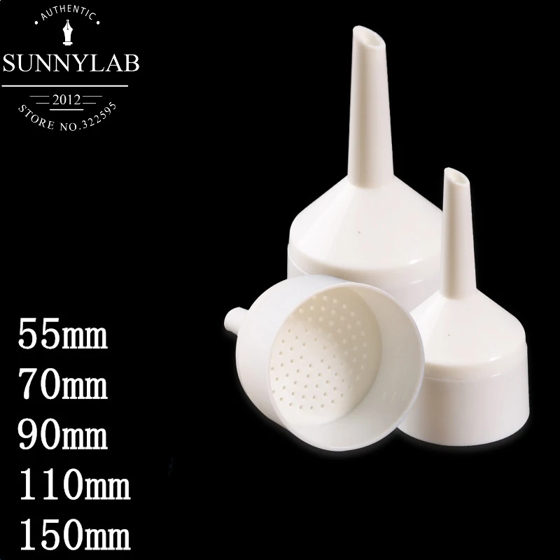 1Pcs Plastic Funnel PP Detachable Buchner Funnel 55/70/90/110/150mm For School Experiment