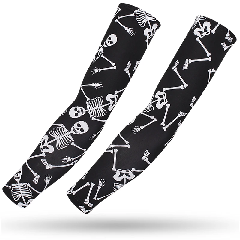 Рукав для бега 2 шт. рыбалки вождения езды на велосипеде рукава 3D-тату летняя