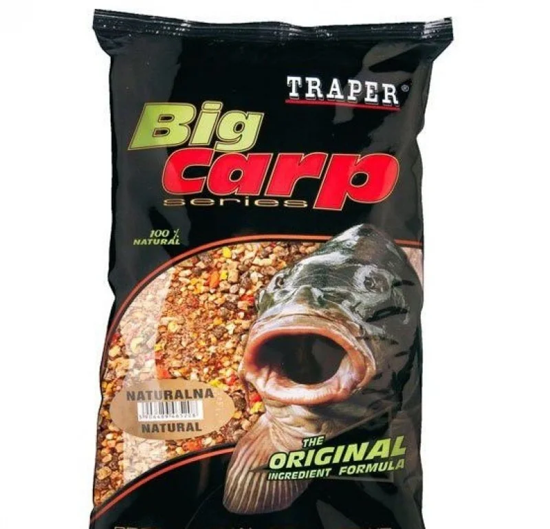 Прикормка TRAPER Big Carp 1kg (Польша) ({Natural | Спорт и развлечения