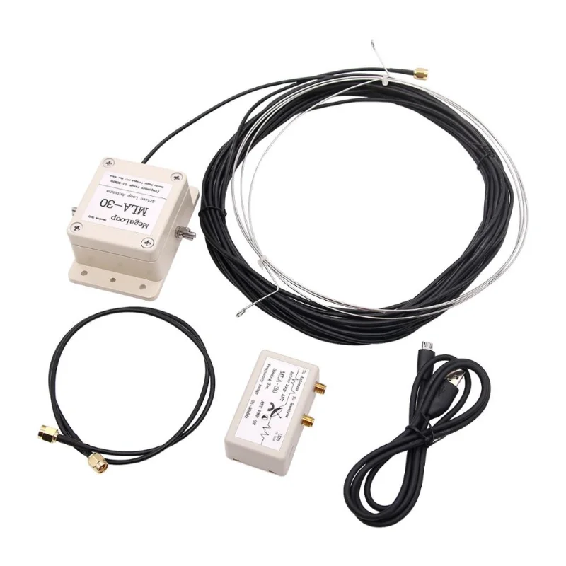 

MLA-30+ Active Loop Antenna Active 100KHz-30MHz Receiving Antenna for Medium Wave Shortwave Radio