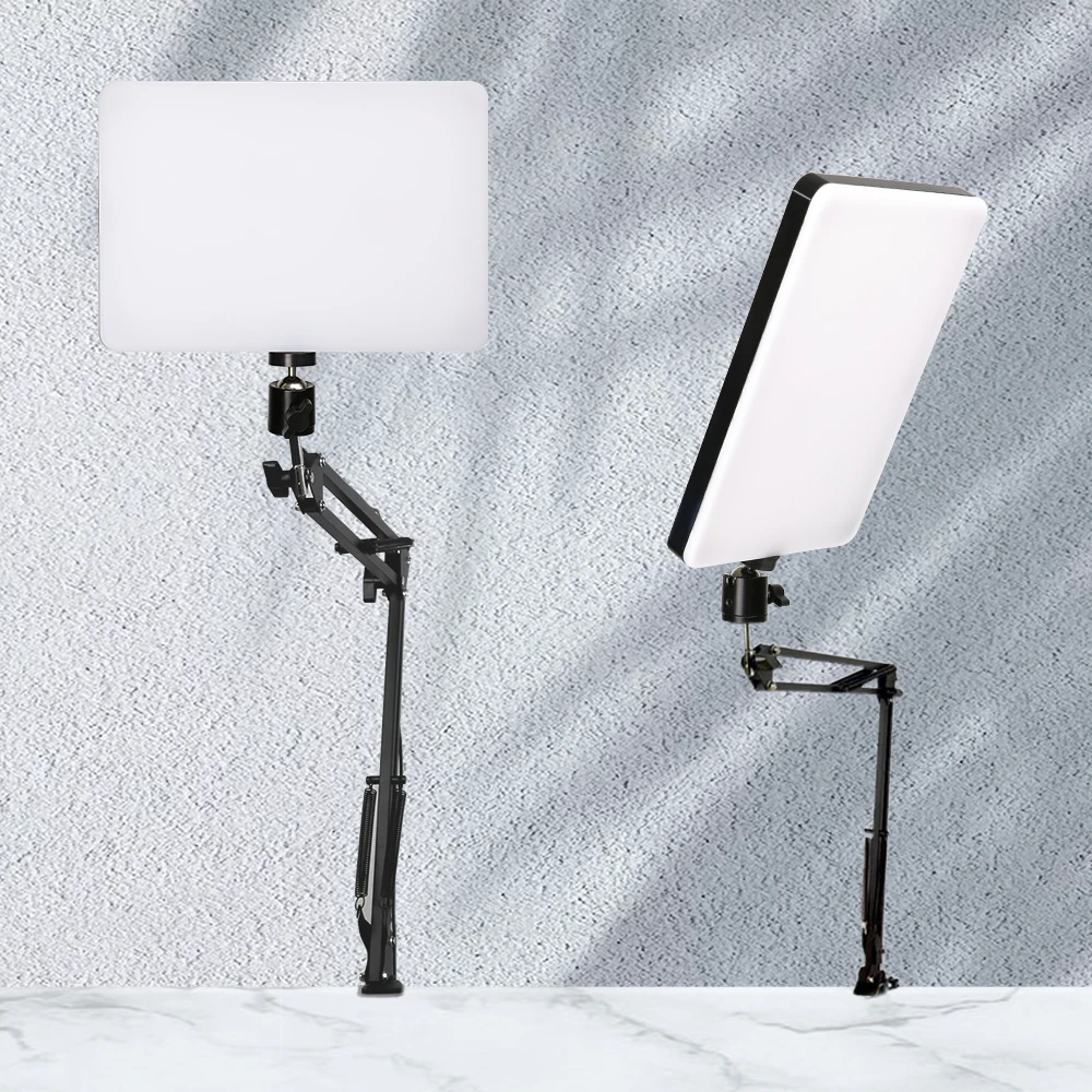 

Светодиодный светильник для видеосъемки, заполняющая панесветильник лампа с регулируемой яркостью, со штативом, с дистанционным управлени...