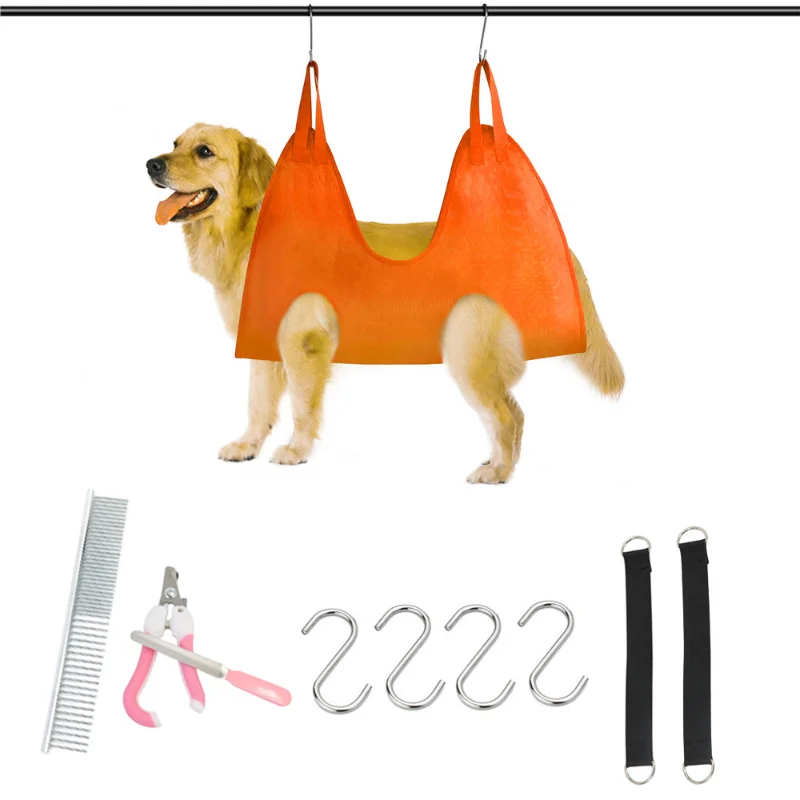 

Cat Grooming nail cutting anti scratch bite fixed bag bath Trimming Restraint Bag Pet Beauty hammock hanging Pet Supplies