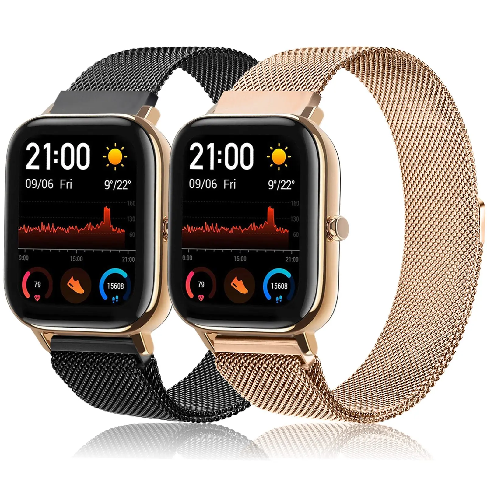 Ремешок «Миланская петля» для смарт-часов Amazfit GTS 4 2 Mini 2E ...