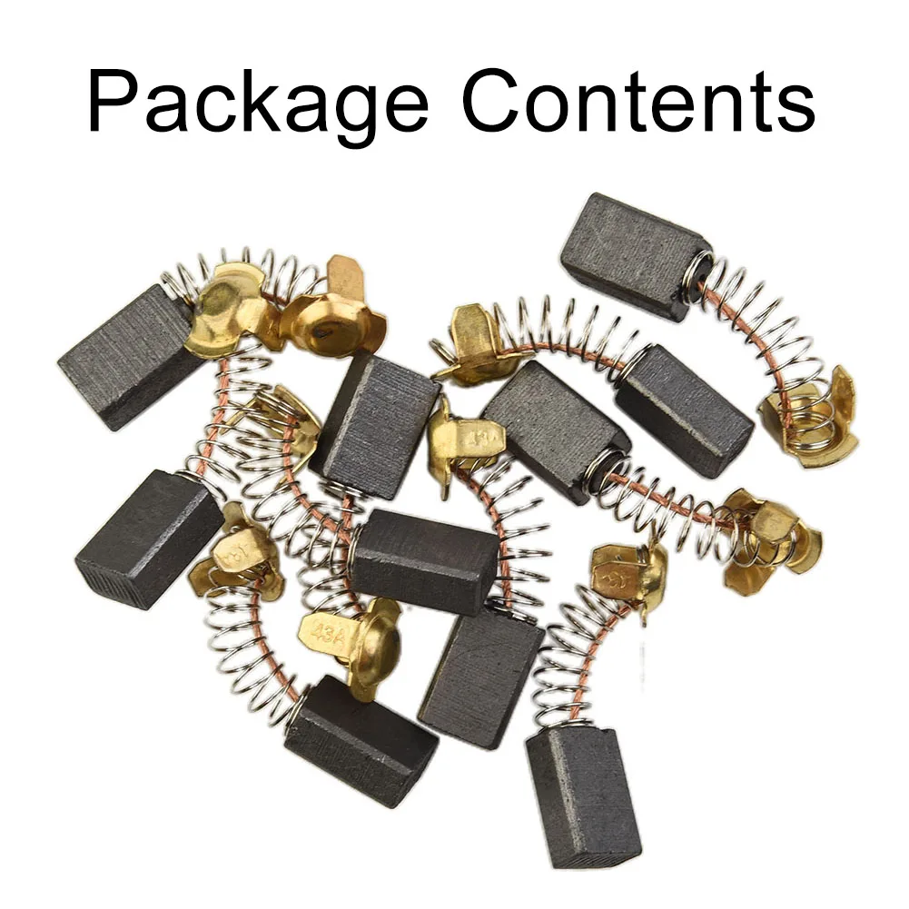 

Power tool Carbon Brush Replacement Rotary Wire leads 10pcs Angle grinder Electric Motor Engine Parts Convenient
