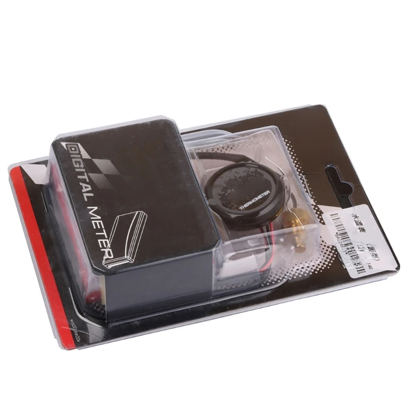 Scooter Handlebar Mount Instrument Motorcycle Digtal Display Water Thermometer