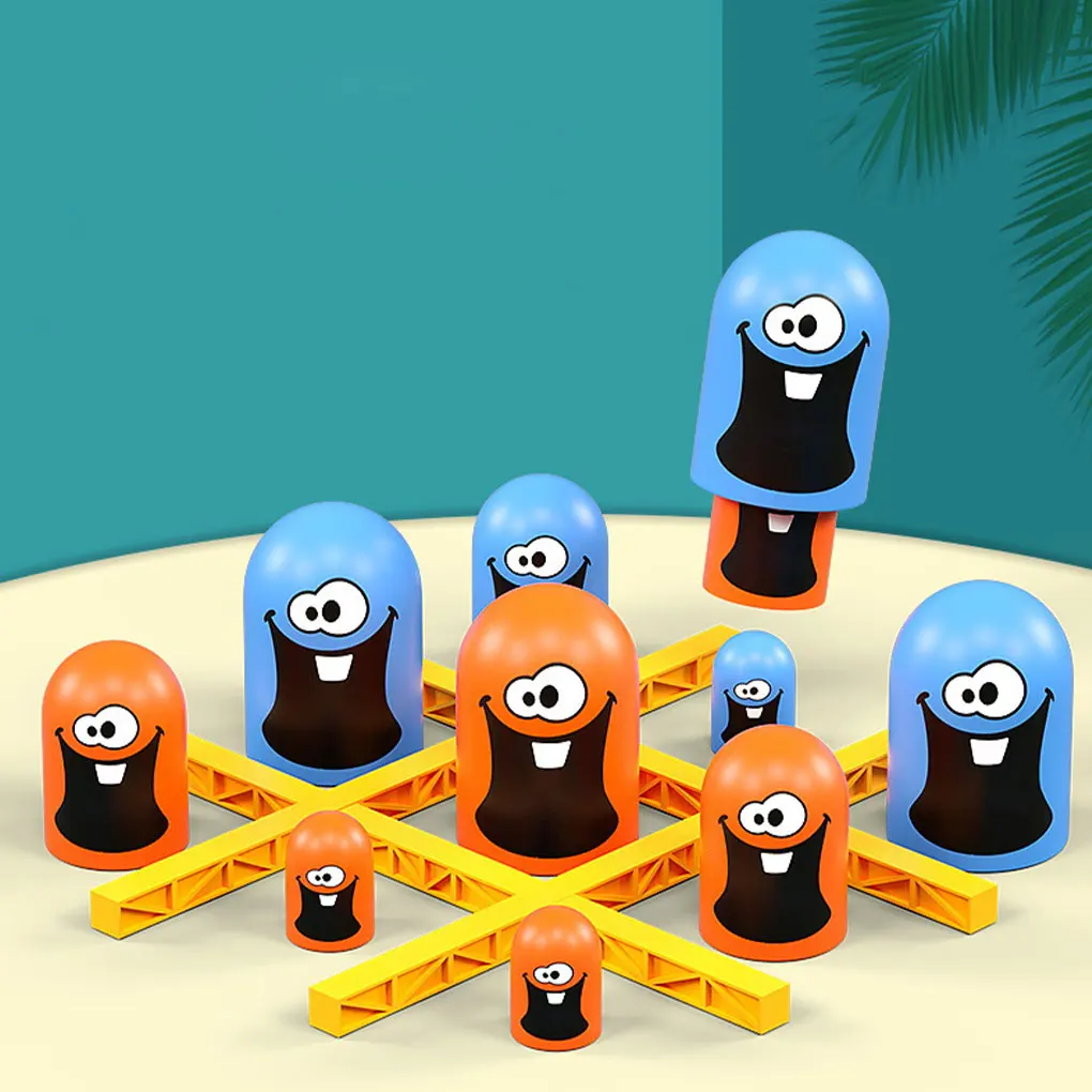 

Fun And Challenging Toy Tic-Tac-Toe Game For Kids And Families No BPA ABS Gobble Board Board Game