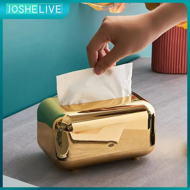 

Креативные салфетки, Роскошный декор, настольный держатель для бумаги, простой контейнер для салфеток в гостиной, пылезащитный контейнер д...