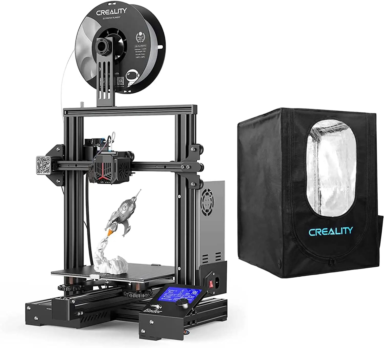 

3D-принтер Creality Ender 3 Neo, обновленный полностью металлический экструдер CR Touch с автоматическим выравниванием, надежная печать с прочной строительной поверхностью