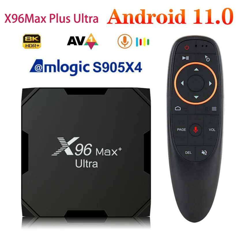 ТВ-приставка X96Max Plus, ТВ-приставка с поддержкой Android 11, Amlogic S905X4, AV1, 8K ТВ-приставка X96Max Plus, ТВ-приставка с поддержкой Android 11, Amlogic S905X4, AV1, 8K