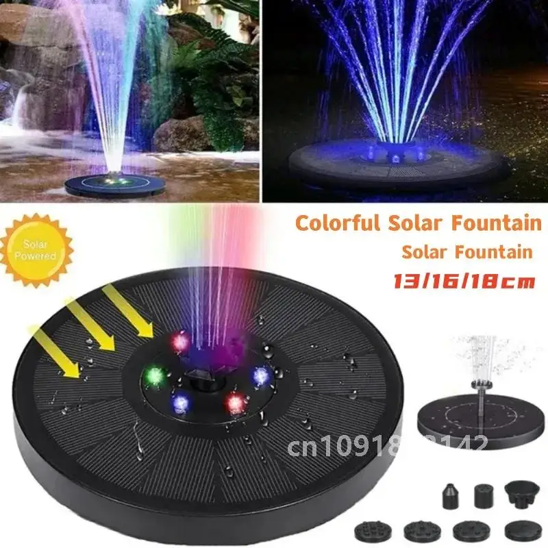 Водонепроницаемый солнечный фонтанный насос энергосберегающий полив растений