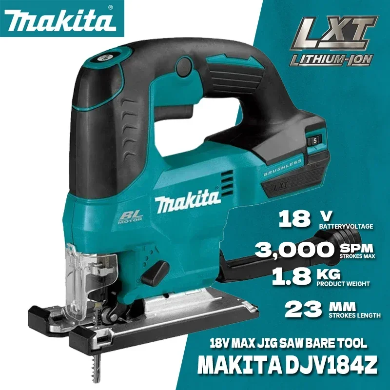 

MAKITA DJV184 Бесщеточный аккумуляторный лобзик 18В