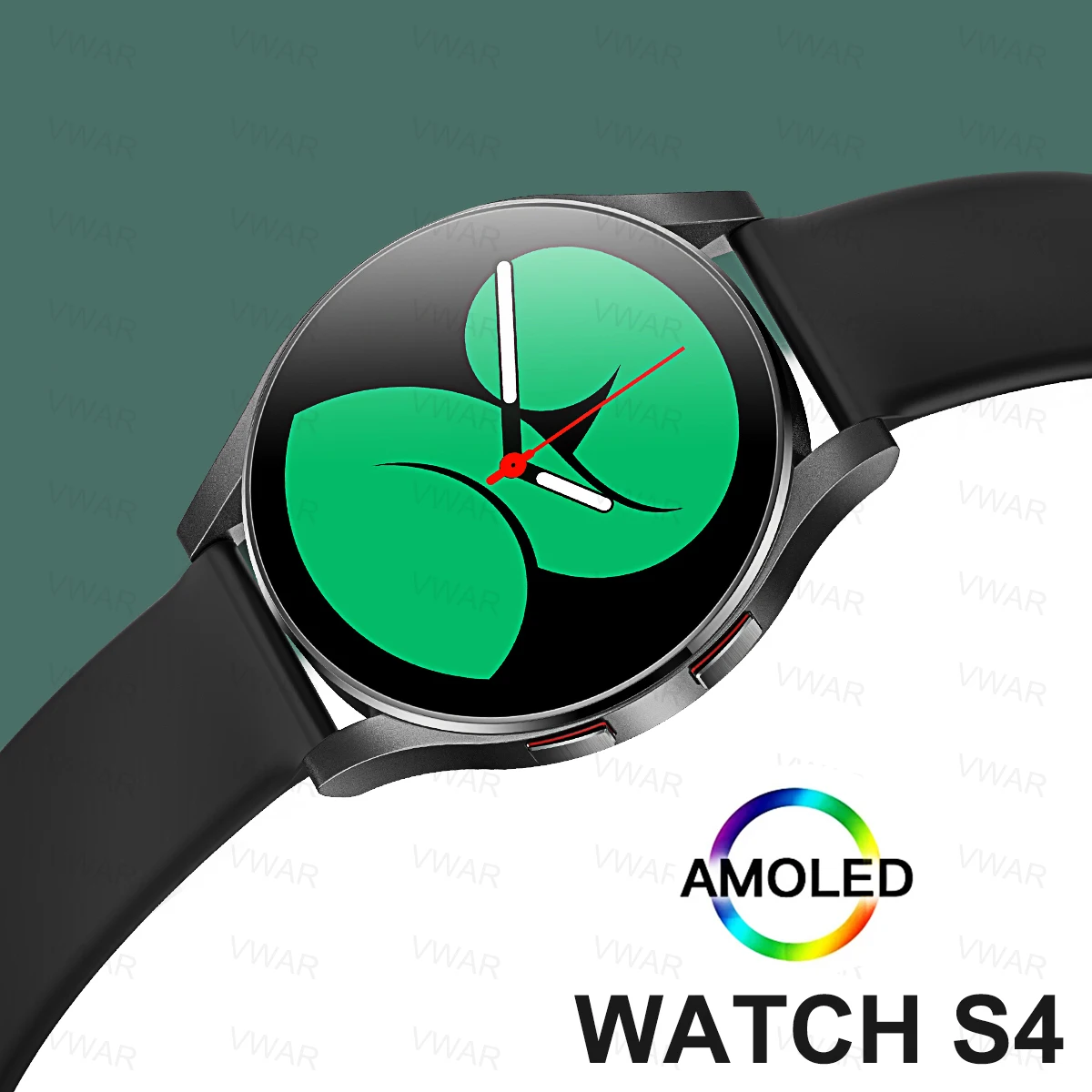 

Galaxy S4 Smart Watch for Samsung iPhone AMOLED Screen Bluetooth Call Sport Smartwatch Men Women Heart Rate Fitness Tracker