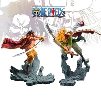 one piece anime whitebeard vs roger gol d roger vs edward newgate fighting action figure ornaments collection model toys