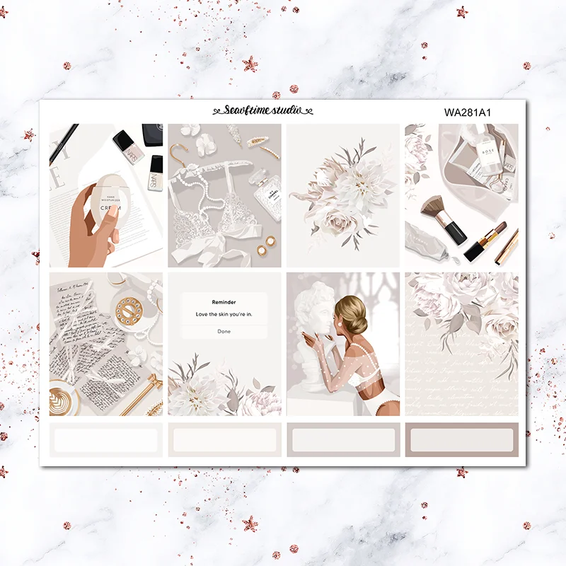 

Современная модная детская декоративная наклейка для дневника