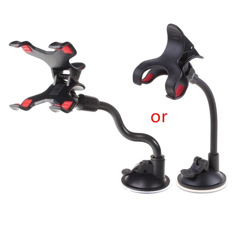 

Universal 360°Adjustable Gooseneck Car Mount Cradle Holder Cell Phone Bracket