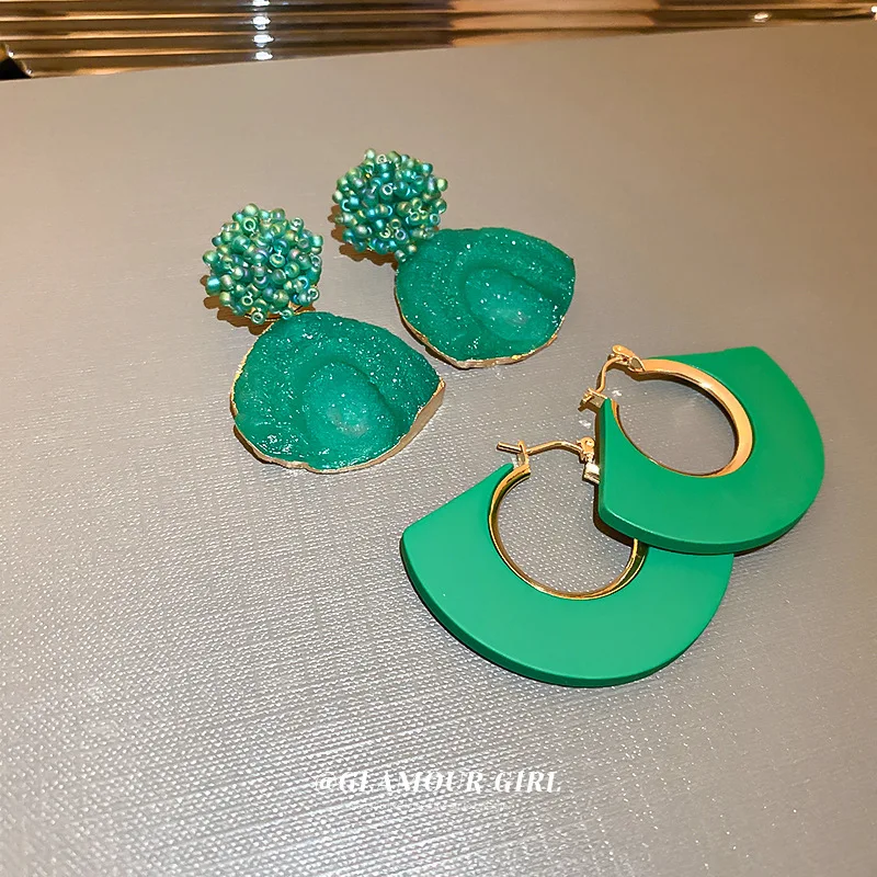 

2022 Summer Casual Luxury Flower Beads Dangle Earrings Brincos
