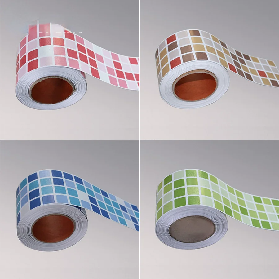 

Мозаичные обои, кухонная Талия, Корейская Толстая самоклеящаяся плитка, наклейка для ванной, туалета, водонепроницаемое украшение для балк...