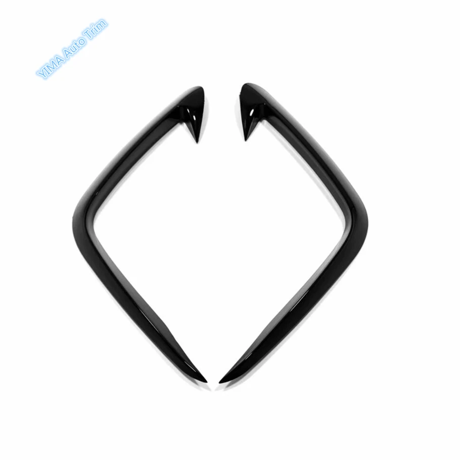 Передний бампер противотуманный/фонарь крышка лампы отделка углеродное волокно