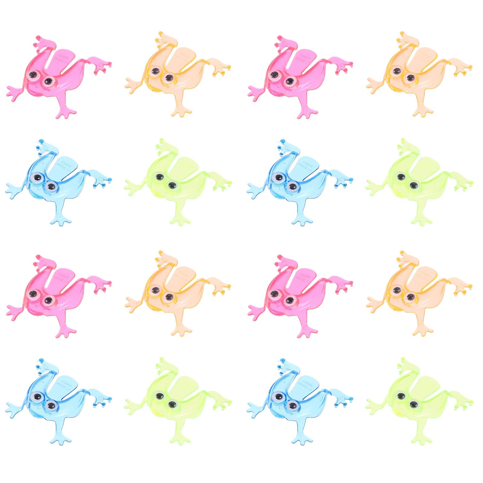 

20pcs Lightweight Reusable Funny Jumping Toys Bouncing Frogs Finger Pressing Toys