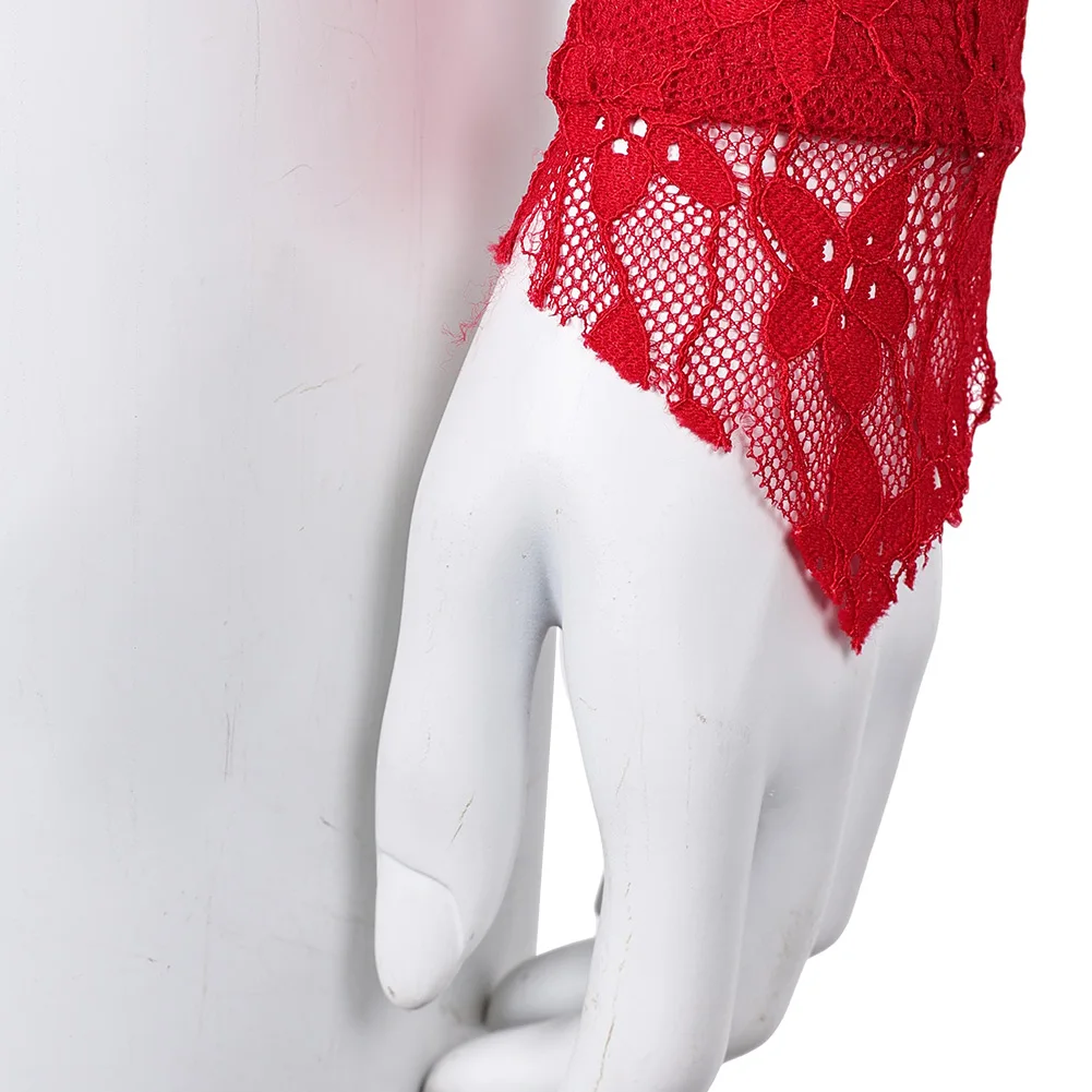 Косплей Lydia Cos красное платье парики Фэнтези одежда фильм насекомое жидкость