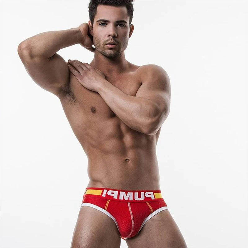 

New Brand Cotton Hip Raise Gay Panties Jockstrap Men's Briefs Innerwear Sexy Man Underwear Brief Men Underpants Free Shipping