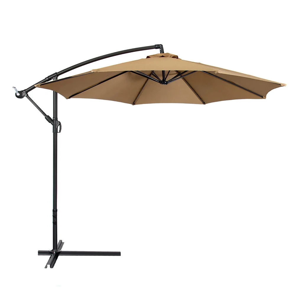 Replacement Outdoor Cover Half Parasol Round Patio Sunshade 