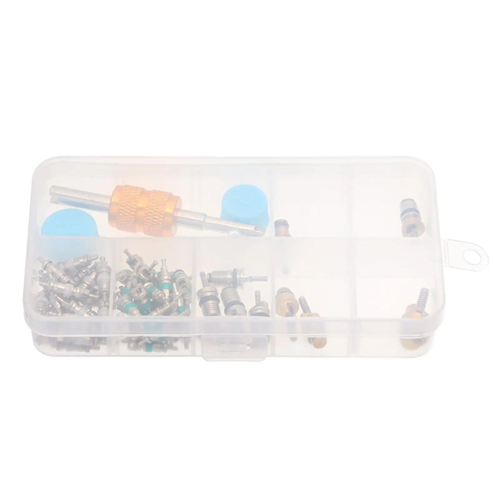 

63 Pieces Air Conditioning Valve Refrigeration Core Kit Hose Gaskets Refrigeration Installation Tool Durable Maintenance Cars